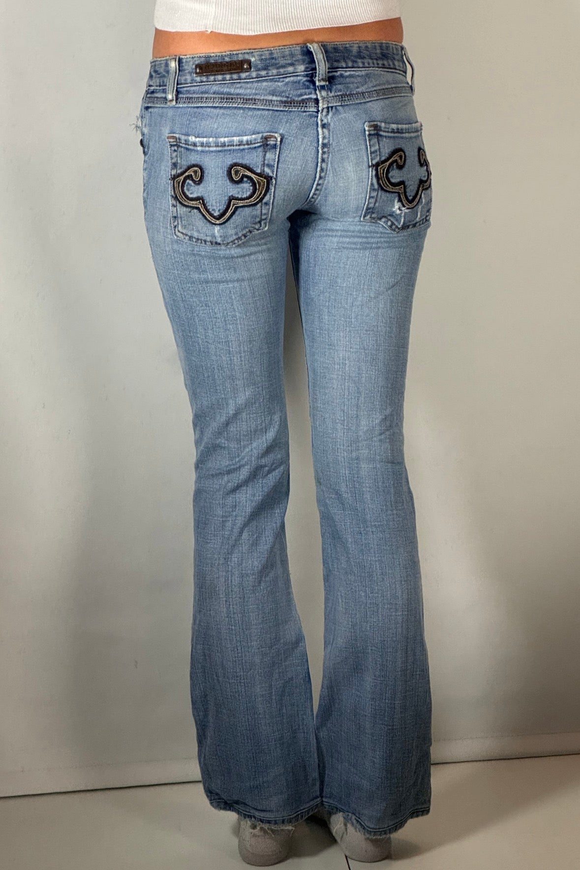 Lågmidjade jeans