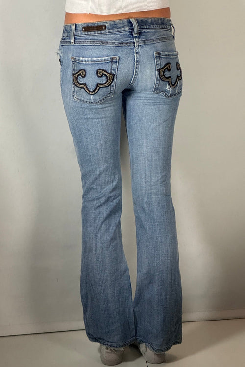 Lågmidjade jeans