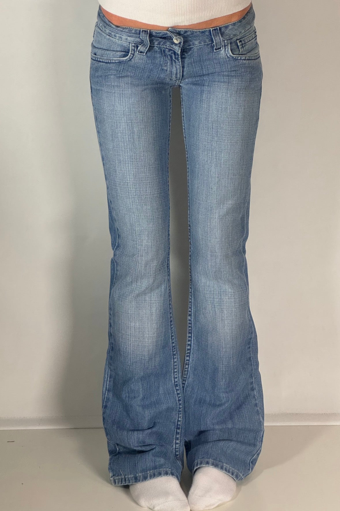 Lågmidjade jeans