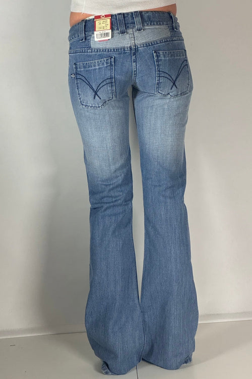Lågmidjade jeans