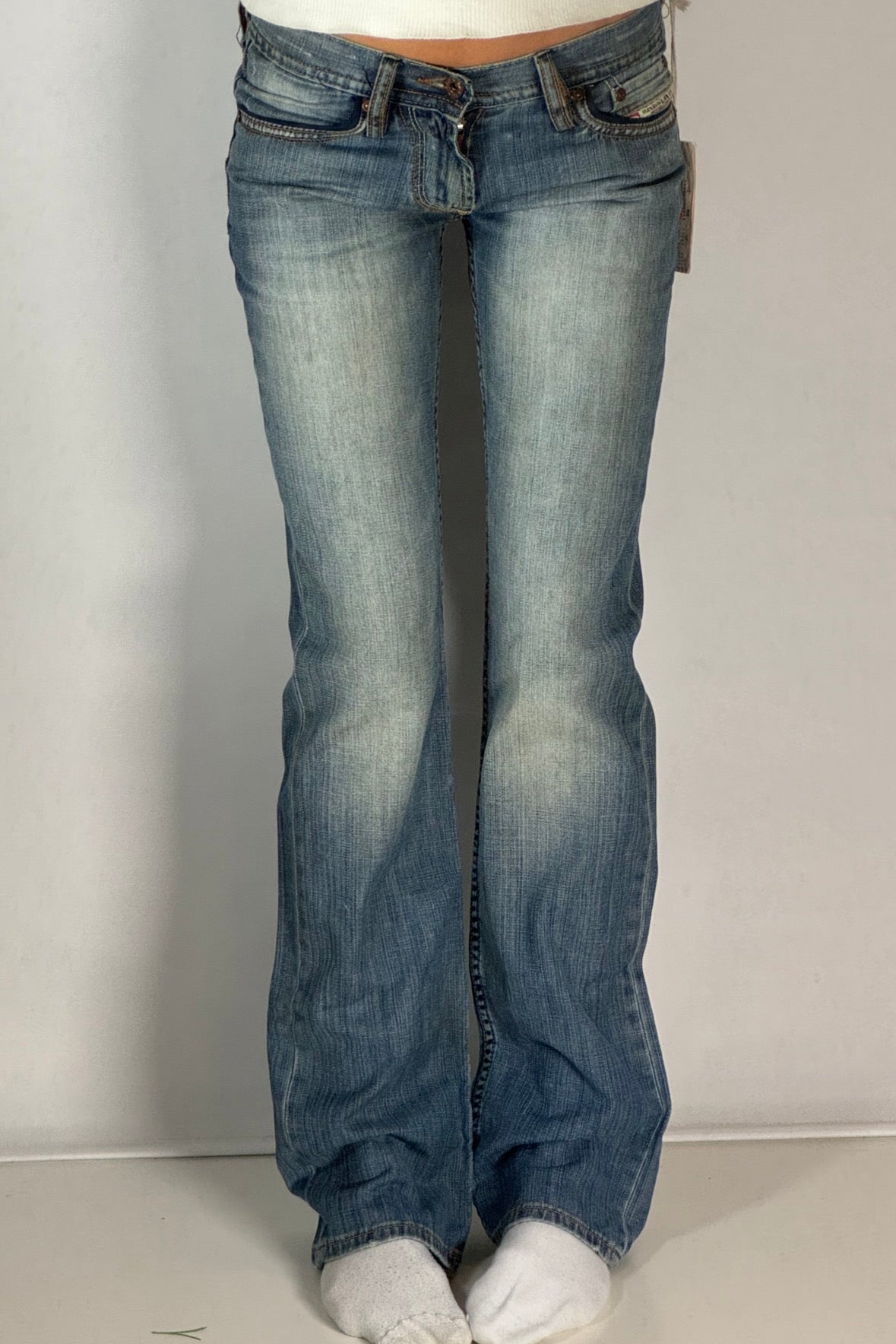Lågmidjade jeans