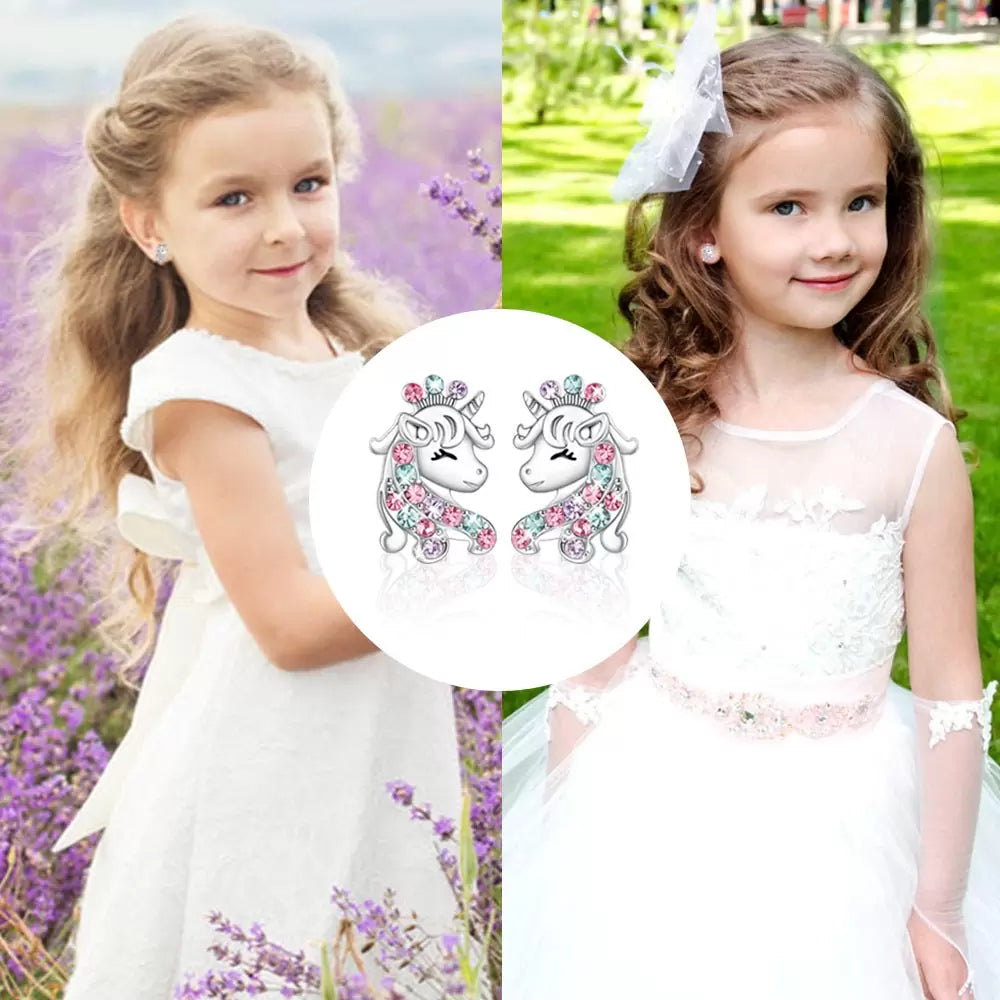 Enhjørning-øredobber