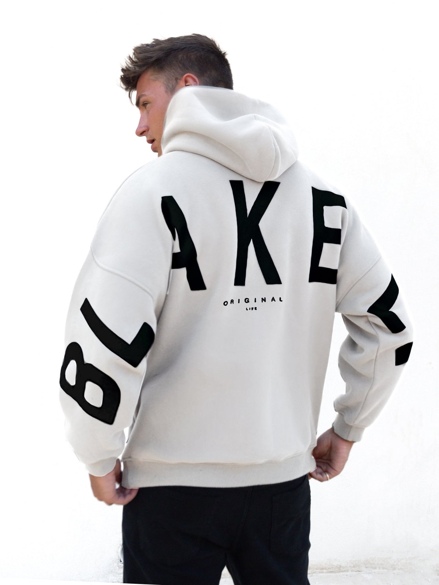 Idris Oversized Hettegenser - Stein