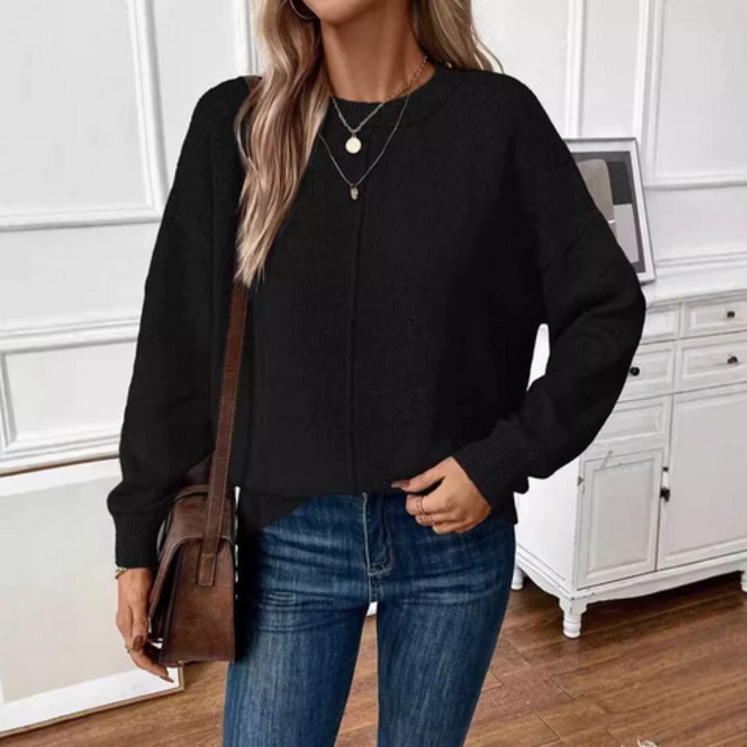 Luvelle™ - Myk strikkegenser med avslappet eleganse