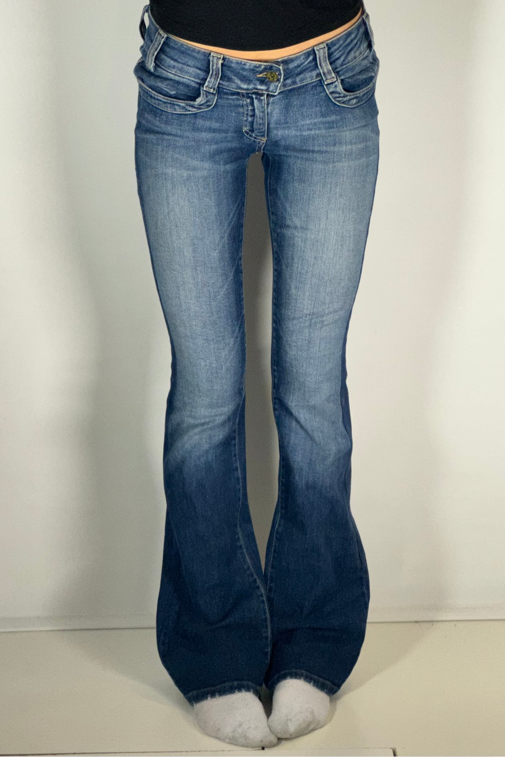 Lågmidjade jeans bootcut