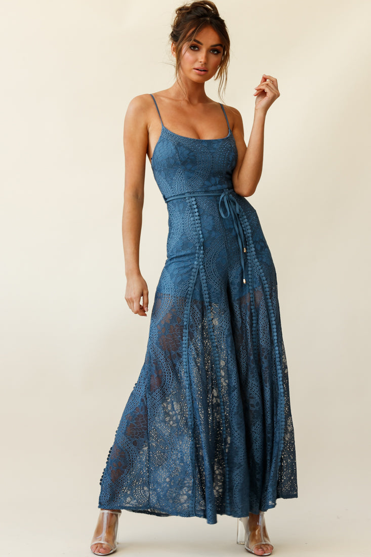 Palm Blondebuksedress