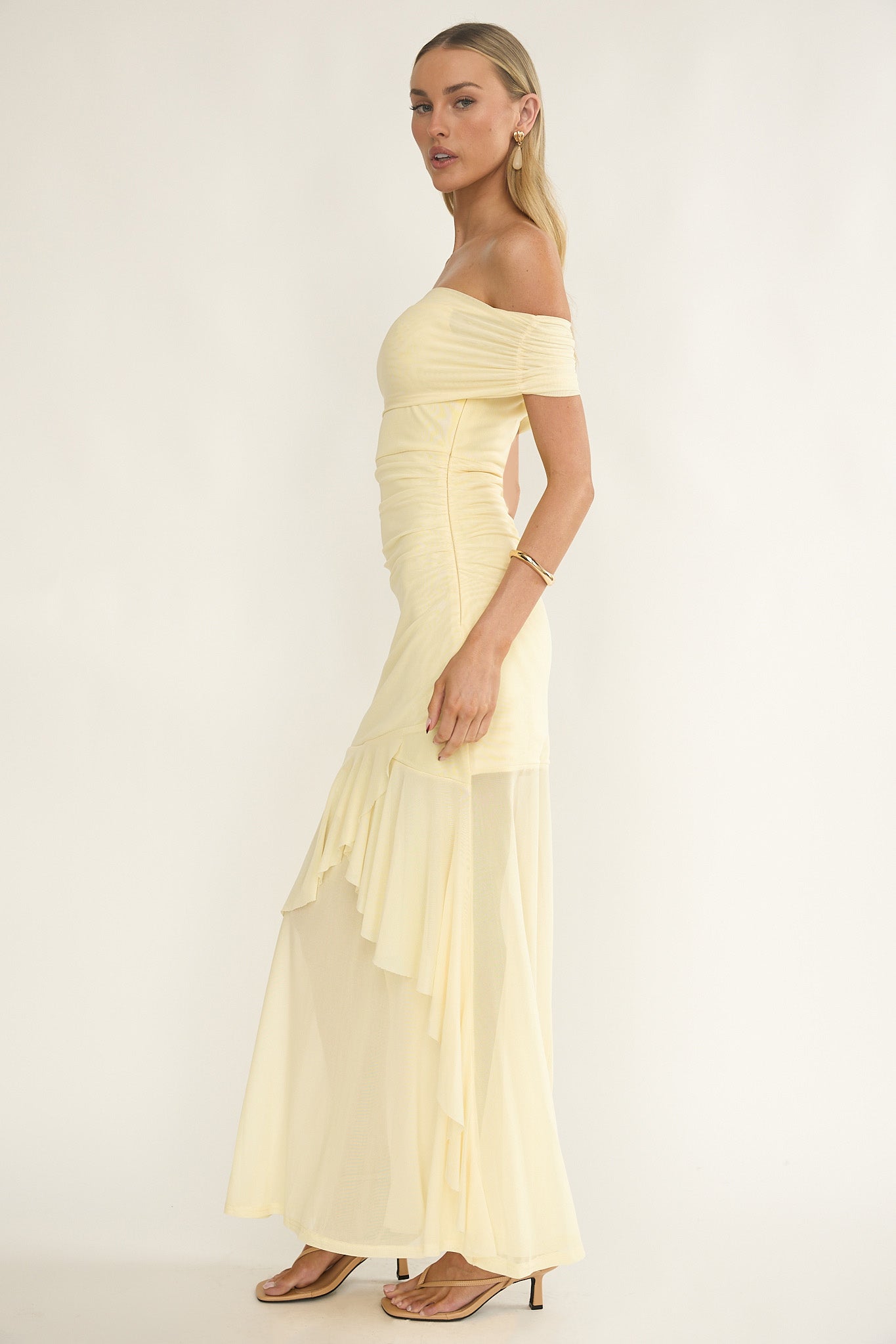 Kiarna Mesh maxikjole