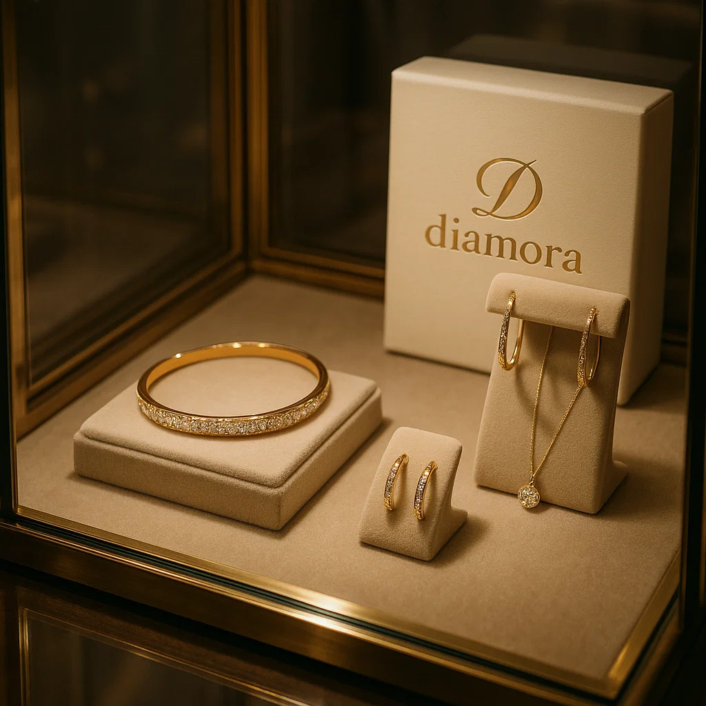 Vintage ring med blå stein