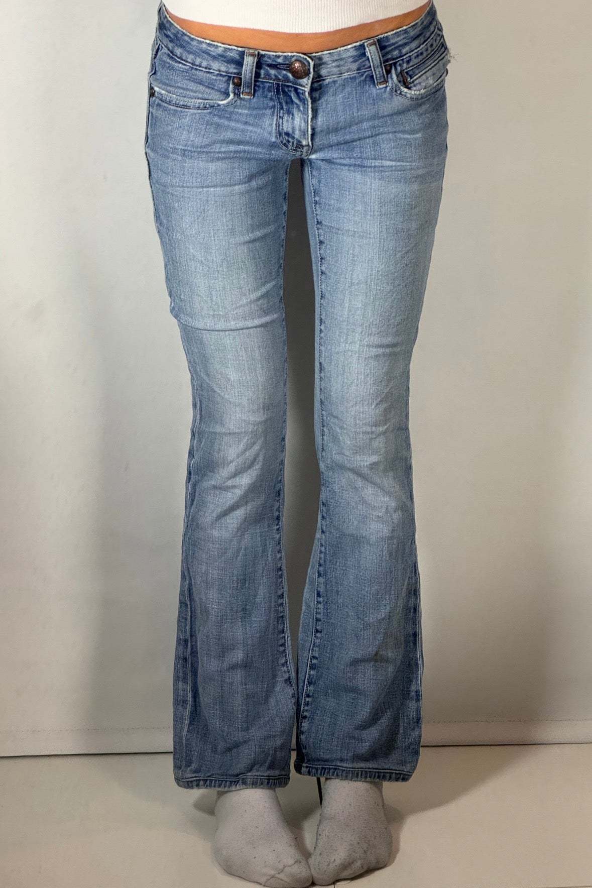 Lågmidjade jeans