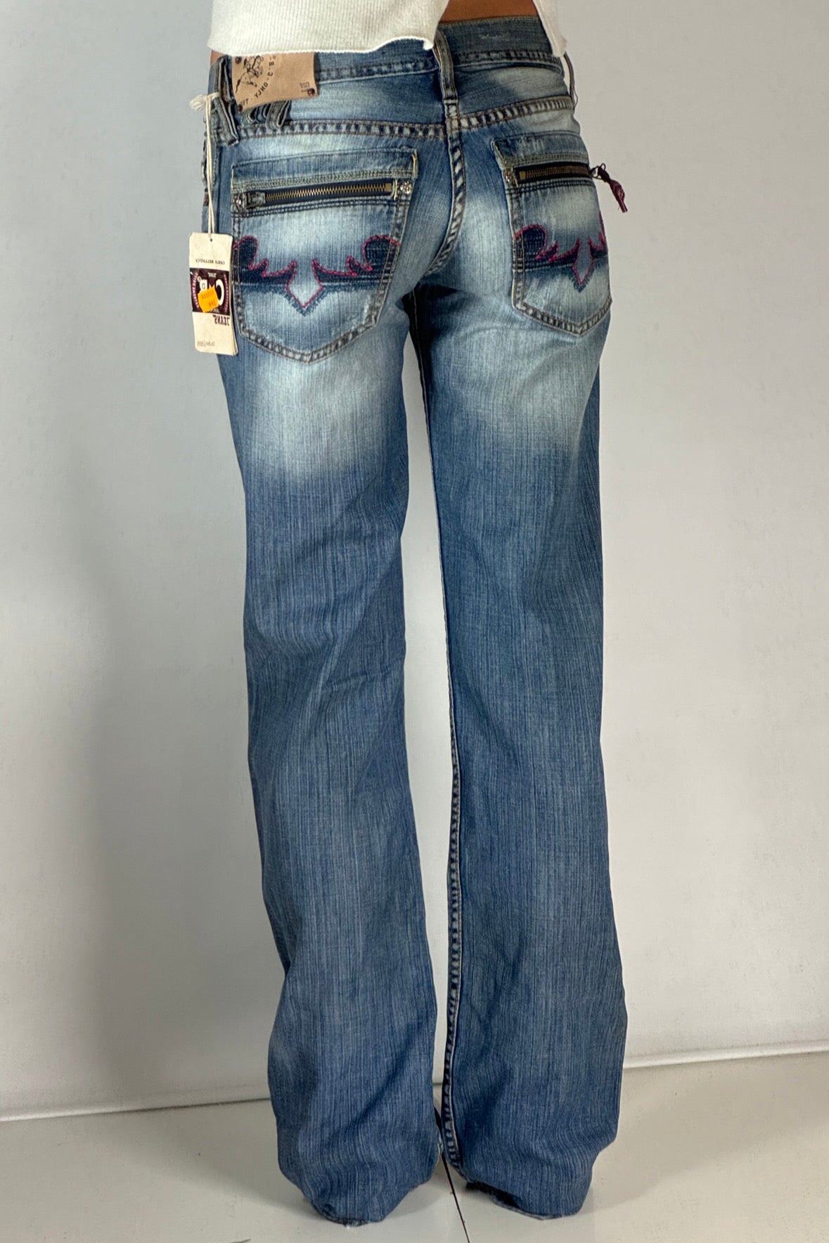 Lågmidjade jeans