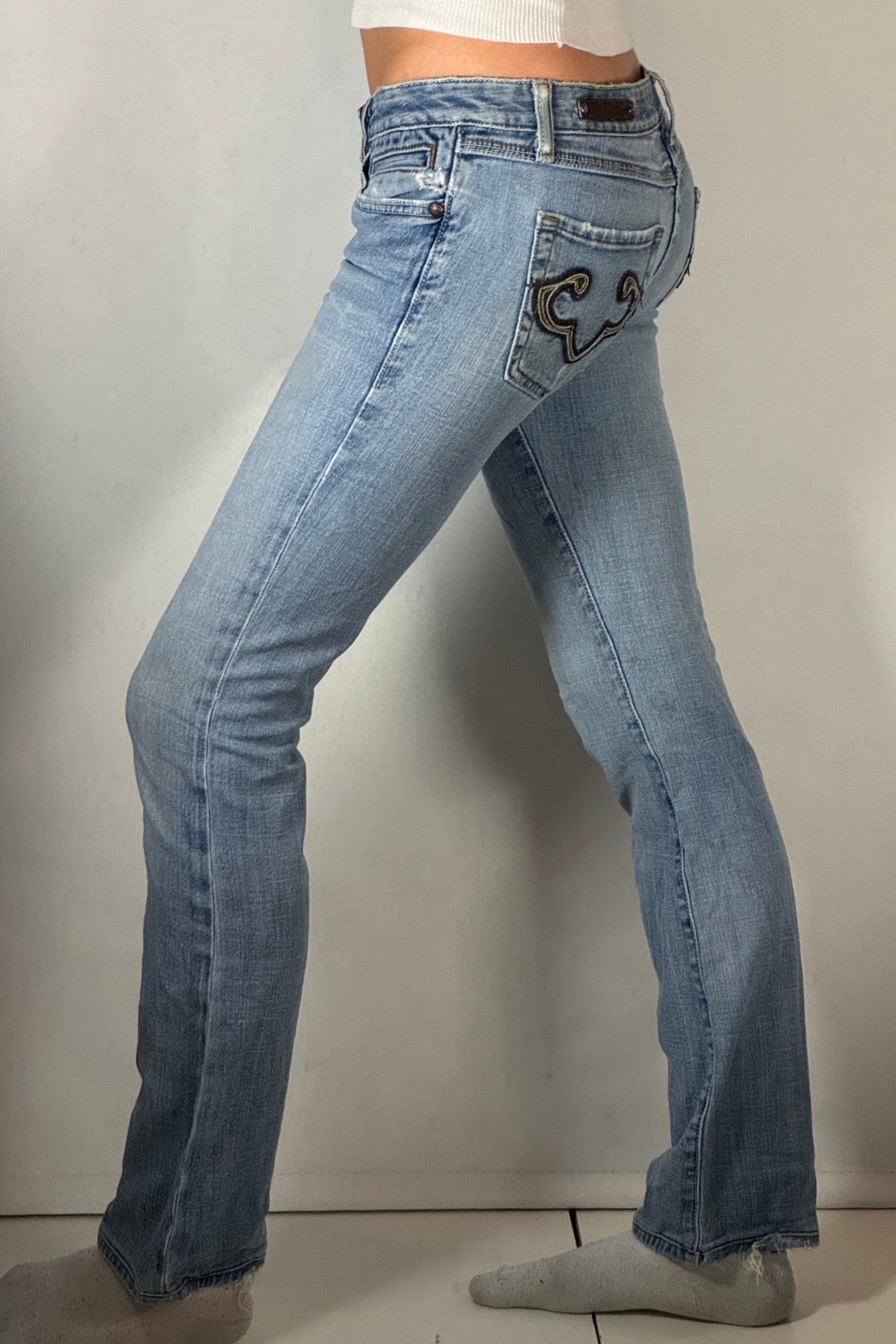 Lågmidjade jeans