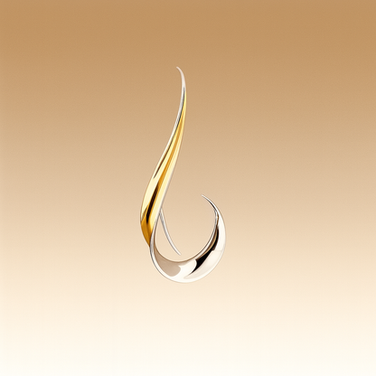 Elegante vintage anhengsøredobber i gull