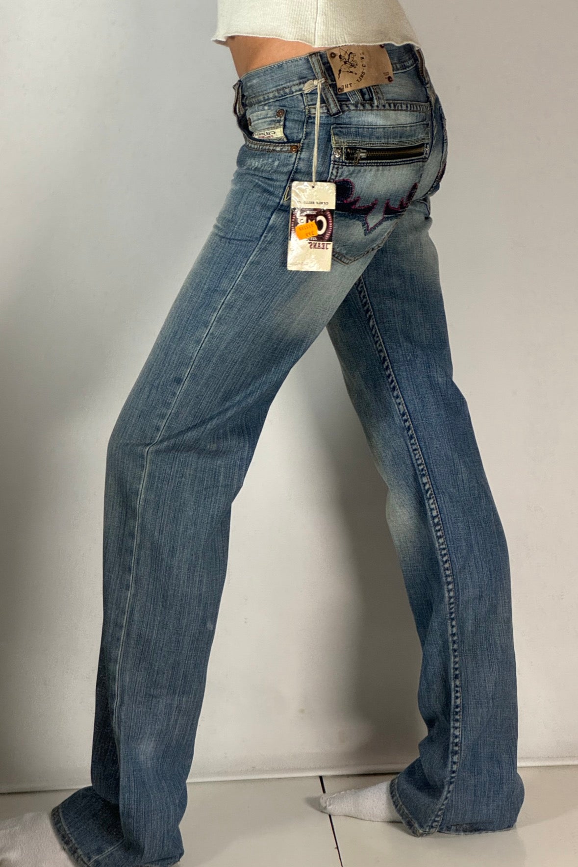 Lågmidjade jeans