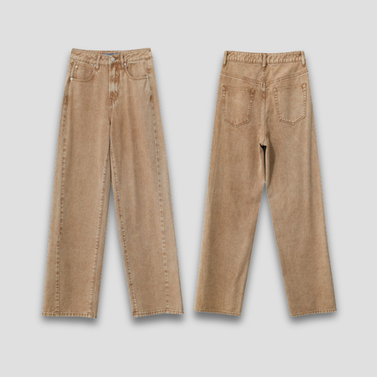 Minimalistisk vidde-jeans