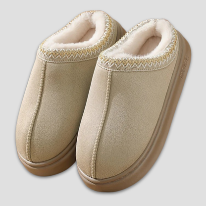 Vintertøfler med fleecefôr