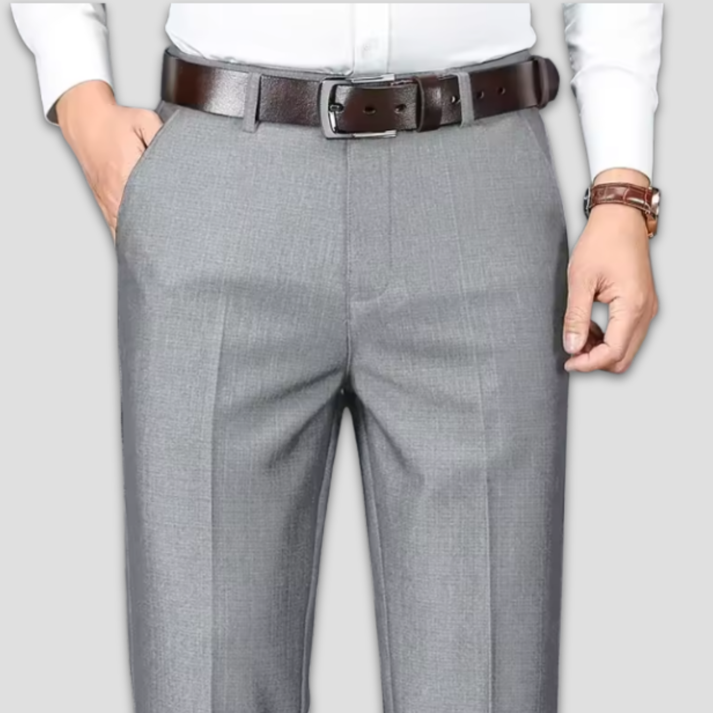 Klassiske herrebukser med høy stretch