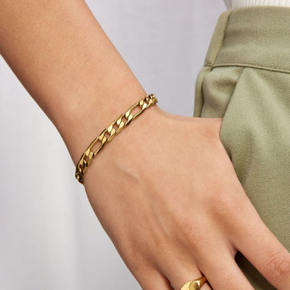 Gigi Armbånd – 18K Gullbelagt, 7 mm