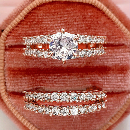 2-pack ringer med zirkonia