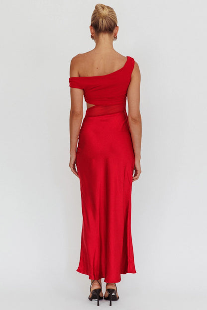 Blooms Mesh maxikjole